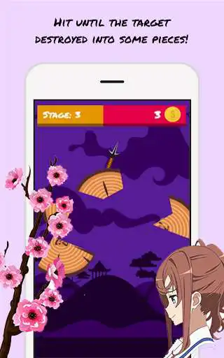 Play Ninja Sakura Weapons Hit as an online game Ninja Sakura Weapons Hit with UptoPlay