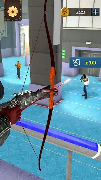 Play Ninja Shadow Archer Shooting as an online game Ninja Shadow Archer Shooting with UptoPlay