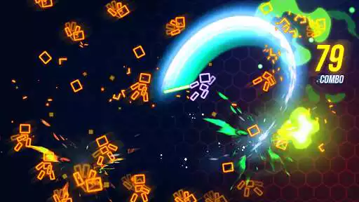 Play Ninja Slice Master : Stickman Neon Action as an online game Ninja Slice Master : Stickman Neon Action with UptoPlay