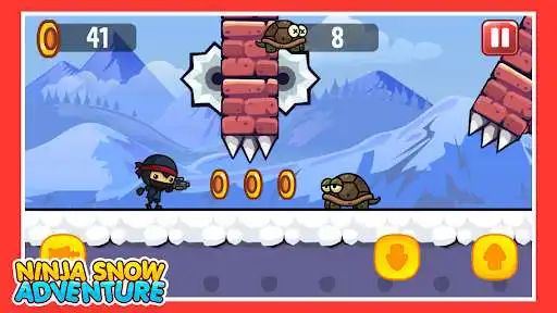 Play Ninja Snow Adventures  and enjoy Ninja Snow Adventures with UptoPlay