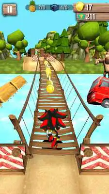 Play Ninja Sonic Running Shadow
