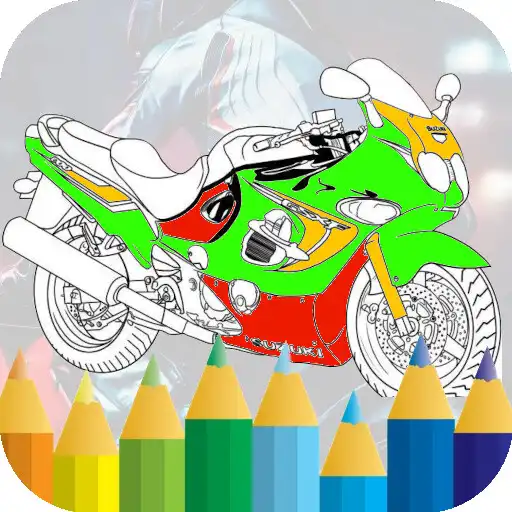 Play ninja sport motorbike coloring APK