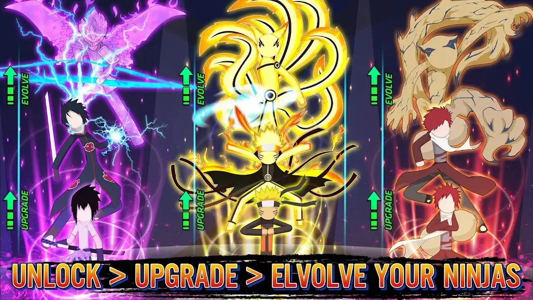 Play Ninja Stickman Fight: Ultimate as an online game Ninja Stickman Fight: Ultimate with UptoPlay