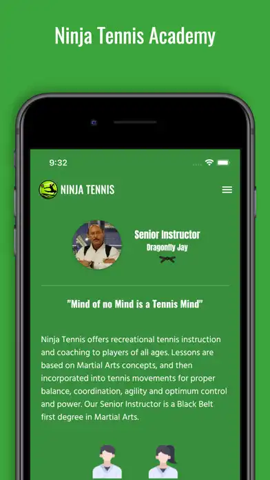 Play Ninja Tennis Academy as an online game Ninja Tennis Academy with UptoPlay