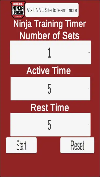 Play Ninja Training Timer as an online game Ninja Training Timer with UptoPlay