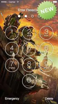 Play Ninja Turtles Lock Screen