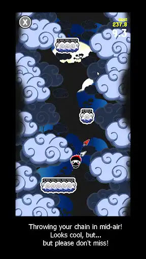 Play Ninja Up: How high can you go? as an online game Ninja Up: How high can you go? with UptoPlay