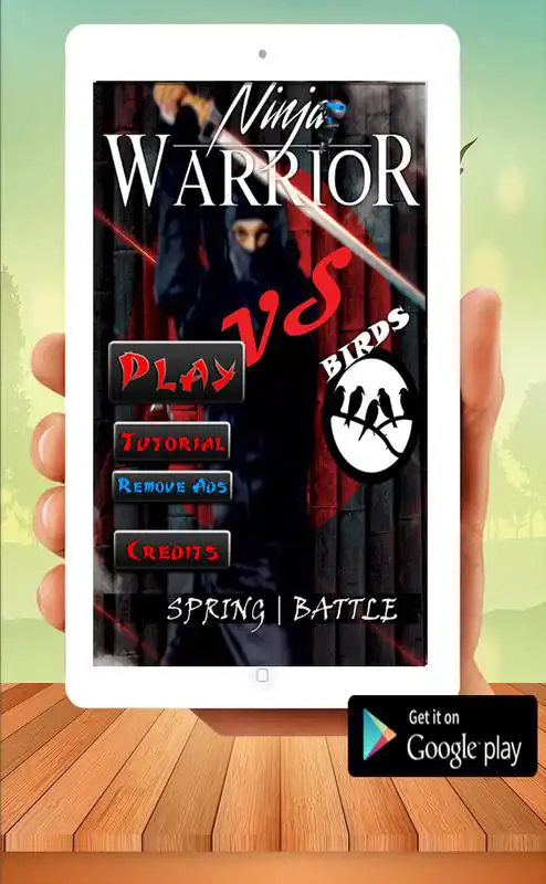Play ninja vs birds: spring battle