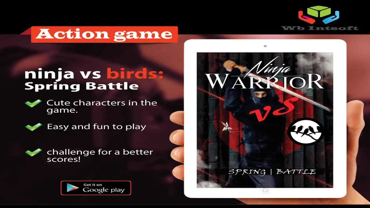 Play ninja vs birds: spring battle