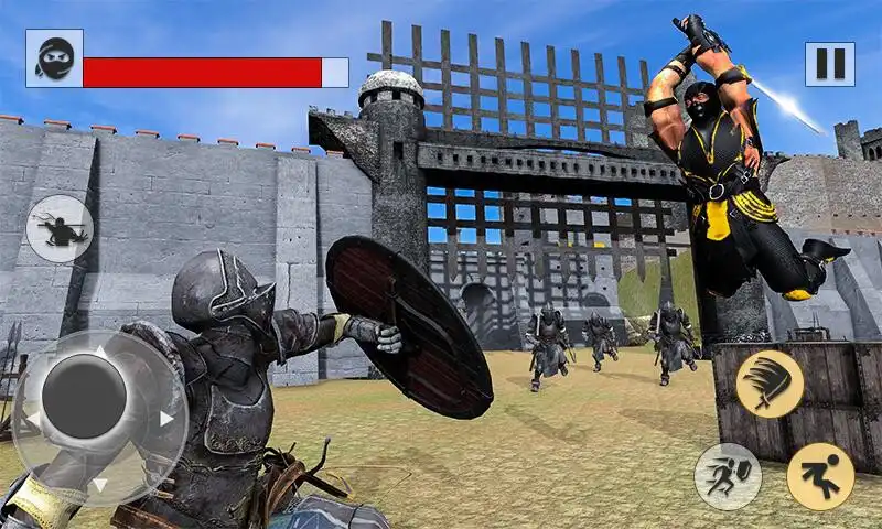 Play Ninja Warrior Assassin as an online game Ninja Warrior Assassin with UptoPlay