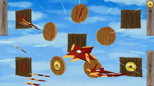 Play Ninja X - Tap and Throw as an online game Ninja X - Tap and Throw with UptoPlay