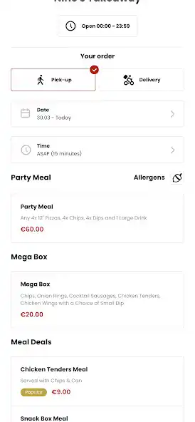 Play Ninos Takeaway as an online game Ninos Takeaway with UptoPlay