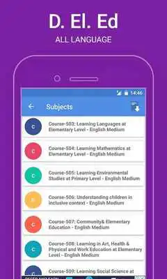 Play NIOS Diploma in Elementary Education (D.El.Ed.)