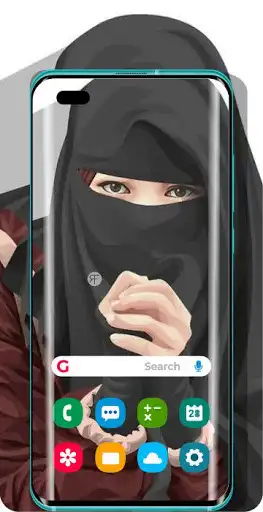 Play Niqap Muslimah Cartoon Wallpaper  and enjoy Niqap Muslimah Cartoon Wallpaper with UptoPlay