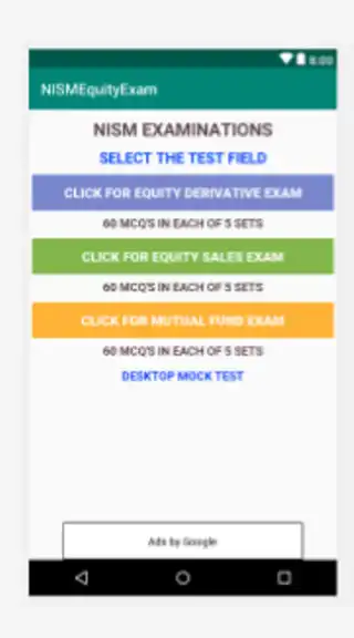 Play NISM Equity Exam  and enjoy NISM Equity Exam with UptoPlay