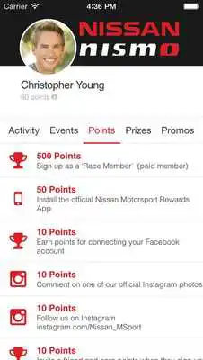 Play Nissan Motorsport Rewards