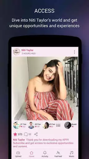 Play APK Niti Taylor Official App  and enjoy Niti Taylor Official App with UptoPlay escapemusic.android.a877