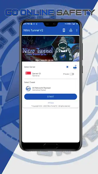 Play Nitro Tunnel V2 as an online game Nitro Tunnel V2 with UptoPlay