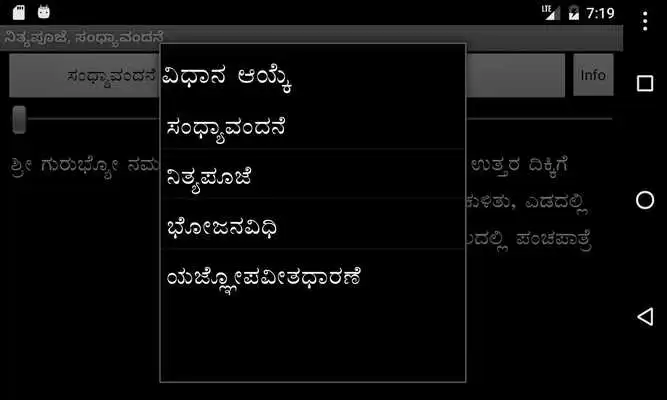 Play Nityapooje  Sandhyaavandane