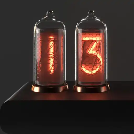 Play Nixie clock widget Quasar IN-8 APK