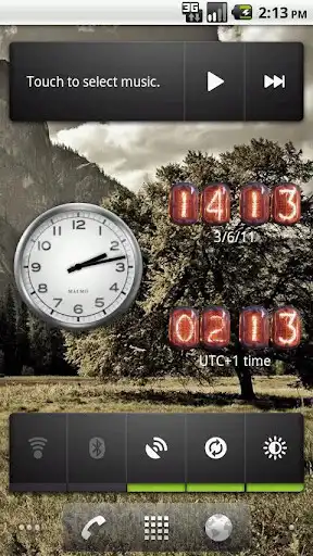 Play Nixie Clock Widget  and enjoy Nixie Clock Widget with UptoPlay