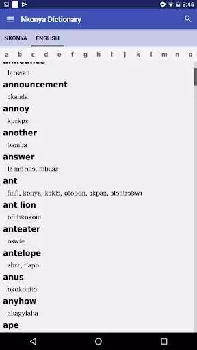Play Nkonya Dictionary as an online game online Nkonya Dictionary with UptoPlay org.sil.nko.lexicon Play Nkonya Dictionary as an online game Nkonya Dictionary with UptoPlay