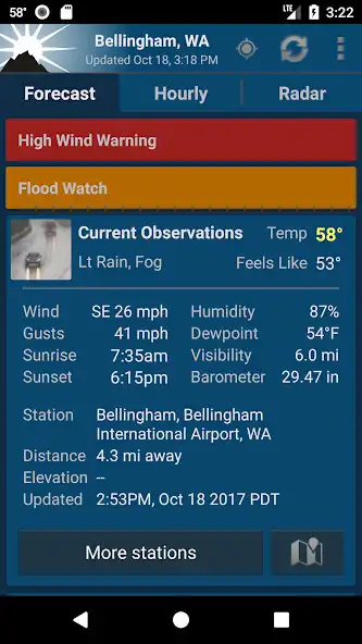 Play NOAA Weather Unofficial (Pro) as an online game NOAA Weather Unofficial (Pro) with UptoPlay