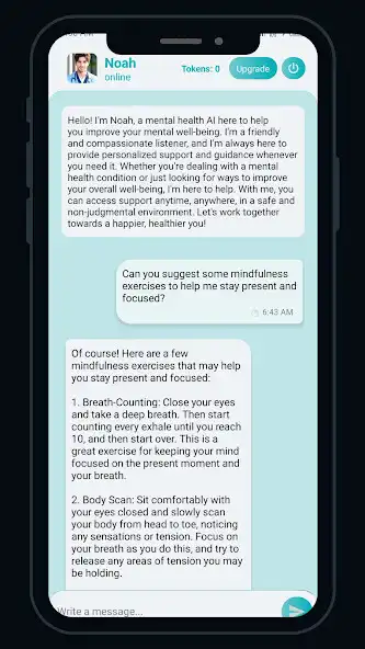 Play Noah: AI Therapy Chat App as an online game Noah: AI Therapy Chat App with UptoPlay