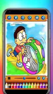 Play Nobita Super Heroes Coloring And Drawing Book