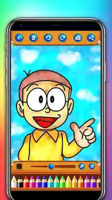 Play Nobita Super Heroes Coloring And Drawing Book