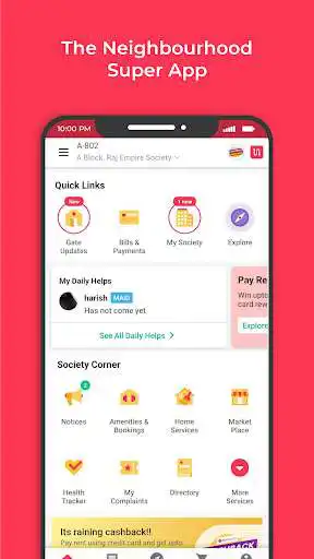 Play NoBrokerHood Visitor, Society  Accounting System  and enjoy NoBrokerHood Visitor, Society  Accounting System with UptoPlay