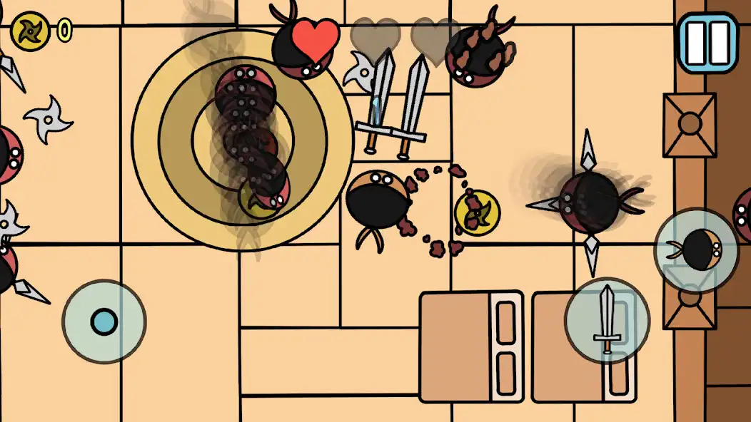 Play Nocturnal Ninjas as an online game Nocturnal Ninjas with UptoPlay