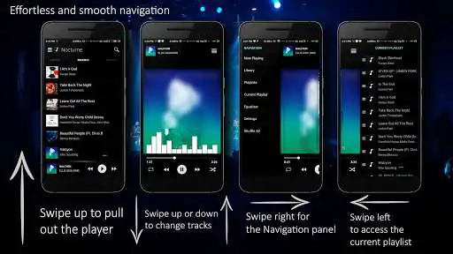 Play Nocturne Music Player as an online game Nocturne Music Player with UptoPlay