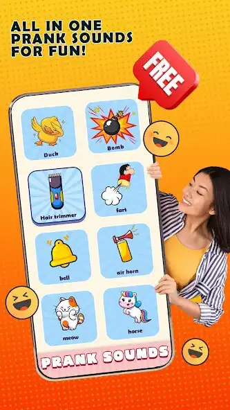 Play Noise Prank - Air horn, Fart as an online game Noise Prank - Air horn, Fart with UptoPlay