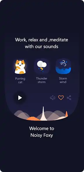 Play Noisy Foxy: relax sleep sounds  and enjoy Noisy Foxy: relax sleep sounds with UptoPlay