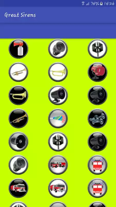 Play Noisy Horn Sirens