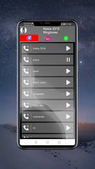 Play Nokia 3310 old phone ringtones  and enjoy Nokia 3310 old phone ringtones with UptoPlay