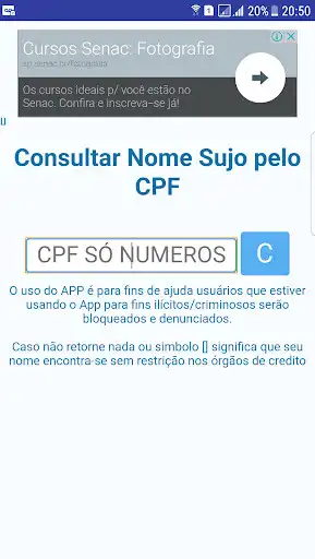 Play Nome Sujo CPF Consultar Gratis  and enjoy Nome Sujo CPF Consultar Gratis with UptoPlay
