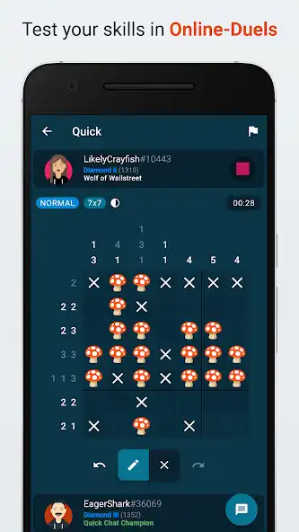 Play Nono Battle - Nonogram Duel  and enjoy Nono Battle - Nonogram Duel with UptoPlay