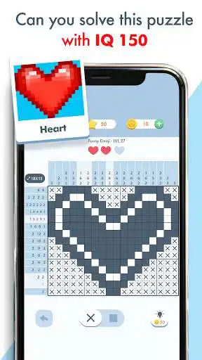 Play Nonogram Classic - Picture Cross Puzzle Game as an online game Nonogram Classic - Picture Cross Puzzle Game with UptoPlay