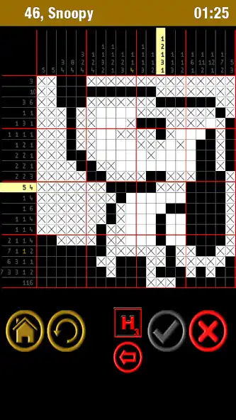 Play Nonogram as an online game Nonogram with UptoPlay
