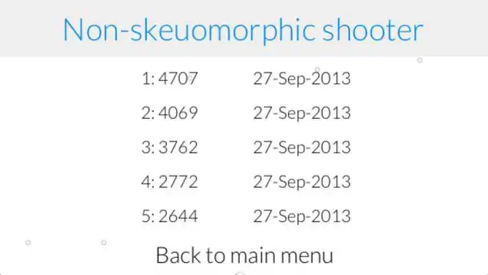 Play Non-skeuomorphic Shooter Play Non-skeuomorphic Shooter