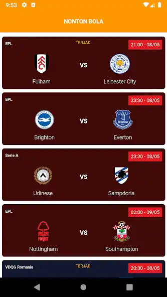 Play Nonton Bola  and enjoy Nonton Bola with UptoPlay
