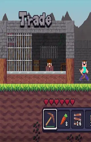 Play Noob Miner: Jailbreak Game as an online game Noob Miner: Jailbreak Game with UptoPlay