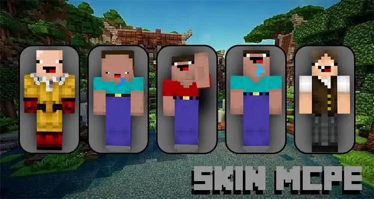 Play Noob Skins for MCPE  and enjoy Noob Skins for MCPE with UptoPlay