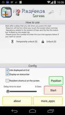 Play NoResponseScreen(Child Lock)