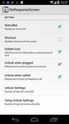 Play NoResponseScreen(Child Lock)