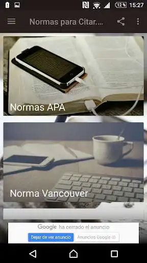 Play APK Normas para Citar. Tesis  and enjoy Normas para Citar. Tesis with UptoPlay com.andromo.dev554305.app750864