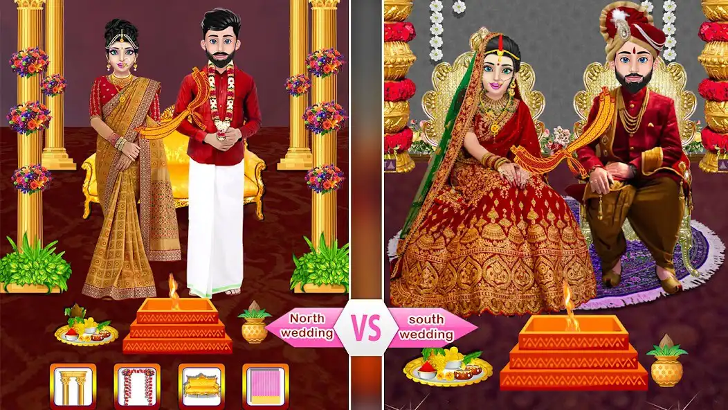 Play North And South Indian Wedding  and enjoy North And South Indian Wedding with UptoPlay