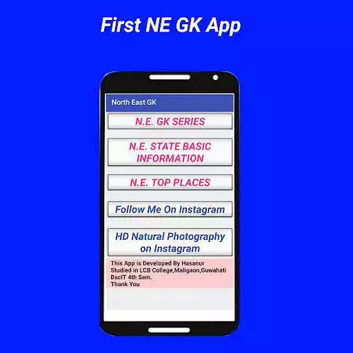 Play APK North East GK - For All Competitive Exams  and enjoy North East GK - For All Competitive Exams with UptoPlay com.gyaanmachine.northeastgk